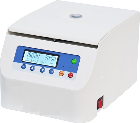 10x5ml Benchtop เครื่องหลอมศูนย์กลางความเร็วสูง 16500 rpm