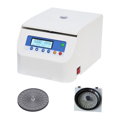 10x5ml Benchtop เครื่องหลอมศูนย์กลางความเร็วสูง 16500 rpm