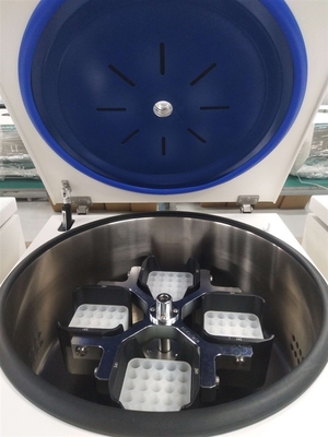 4x750ml ความจุขนาดใหญ่ความเร็วสูงเซ็นทริบูจ เบนช์ท็อป 21000rpm