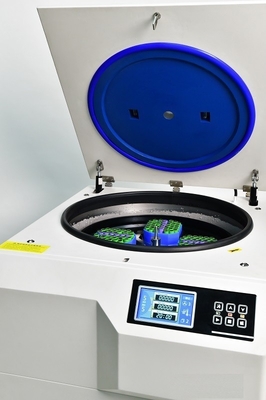 4x750ml แผ่นยืน เครื่อง centrifuge refrigerated 0-22000rpm ปรับ