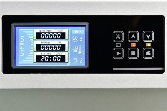 4x1000ml พื้นยืนความเร็วต่ํา เครื่องหลอมศูนย์กลางเย็น 8000 Rpm