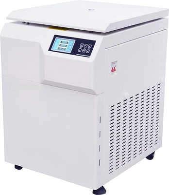 6000 รอบ / นาที พื้นยืนขนาดใหญ่ความจุ refrigerated centrifuge 4 * 1000ml