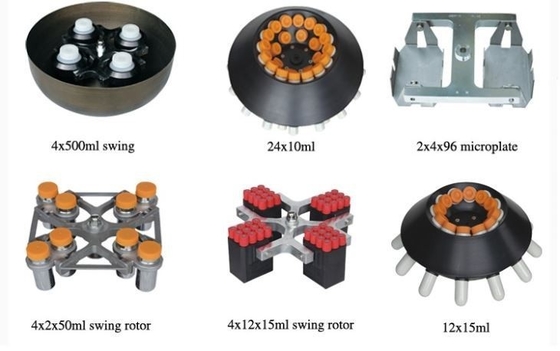 6000r/Min เซ็นทริฟิวเจอร์ทางการแพทย์ความเร็วสูง พร้อมการควบคุมไมโครโปรเซสเซอร์
