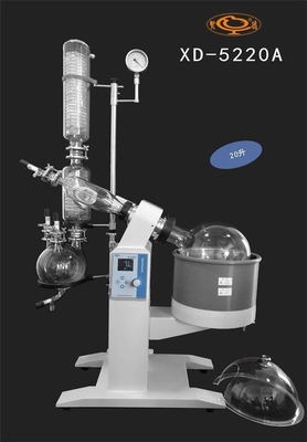 20 ลิตร Rotary Evaporator 20l Rotovap 3.6L / นาที การยก Cantilever อัตโนมัติ 0-190mm
