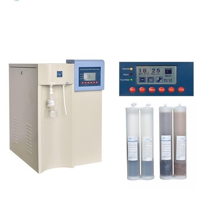 AC110V-240V 10 ลิตร / ชั่วโมง ระบบน้ํา Deionized สําหรับห้องปฏิบัติการ
